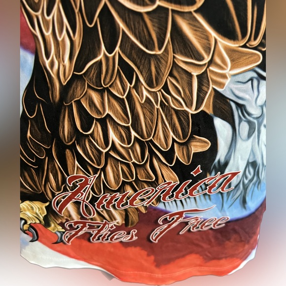 SPIRIT OF AMERICA Patriotic mens shirt SIZE: 2XL - Picture 2 of 5